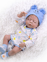 cheap -KEIUMI 22 inch Reborn Doll Baby &amp; Toddler Toy Reborn Toddler Doll Baby Boy Gift Cute Lovely Parent-Child Interaction Tipped and Sealed Nails Full Body Silicone 23D72-C223 with Clothes and Accessories