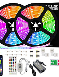 cheap -LED Strip Lights 10M RGB LED Light Strip App Control for Room Lighting SMD 5050 600LEDs Color Changing Tape Lights Kits with Remote Flexible Music Sync LED Strip for Home Kitchen