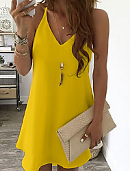 yellow and blue sundress