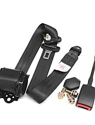 cheap -Universal Three-point Automatic Seat Belt For Car Stopper Spacing Limit Buckle Clip Retainer Adjustable Seat Belt with Cam Lock