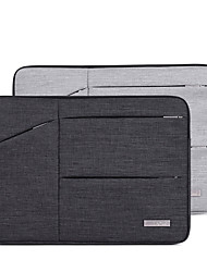 cheap -Laptop Sleeves 13.3&quot; 14&quot; 15.6&quot; inch Compatible with Macbook Air Pro, HP, Dell, Lenovo, Asus, Acer, Chromebook Notebook Carrying Case Cover Shock Proof Polyester Canvas Solid Color for Business Office