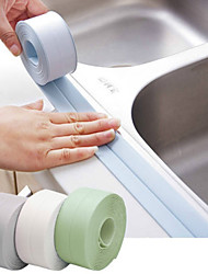 cheap -Bathroom Sticker Multifunction Modern ABS Material Bath Sealing Strip Tape Self adhesive Waterproof 1pc