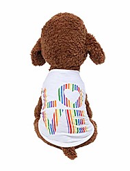 cheap -wakeu dog clothes for small dogs boy yorkies girl chihuahua summer fall - pet puppy shirt love vest apparel - cat clothing schnauzer female male costume