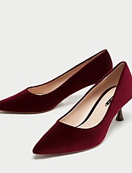 burgundy colored heels