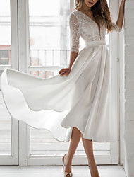 petite tea length wedding dresses