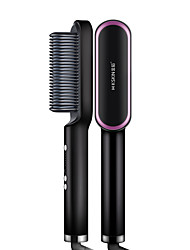 cheap -KSKIN Hair Straightener Brush Hair Straightening Iron with Built-in Comb, 20s Fast Heating 5 Gears Settings Hair Straightener Brush  Anti-Scald Perfect for Professional Salon at Home KD380