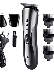 cheap -KEMEI KM-1407 3 in 1 Multi Functional Electric Hair Clipper Electric Beard Trimmer Brush Rechargeable Hair Trimmer Cutter Kit