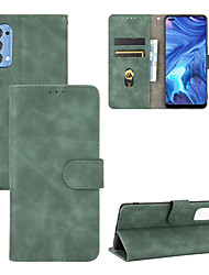 cheap -Phone Case For OPPO Full Body Case Leather Flip Oppo Find X2 OPPO A53 OPPO A7 OPPO A11x oppo A9 2020 Realme x50 5G OPPO Reno3 OPPO Reno Ace realme X2 Pro realme X2 Card Holder Shockproof Flip Solid