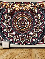 cheap -Mandala Bohemian Wall Tapestry Art Decor Blanket Curtain Hanging Home Bedroom Living Room Dorm Decoration Boho Hippie Psychedelic Floral Flower Lotus Indian
