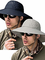 cheap -Wide Brim Sun Hat UPF50+ Fishing Hat Waterproof Quick Dry Breathable Summer Hat for Fishing Camping &amp; Hiking Safari Beach