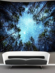 cheap -Wall Tapestry Art Decor Blanket Curtain Picnic Tablecloth Hanging Home Bedroom Living Room Dorm Decoration Polyester Tree Sky Star