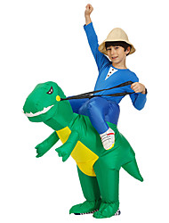 cheap -Dinosaur Masquerade Waterproof  Costume Kid&#039;s Adults&#039; Women&#039;s Funny &amp; Reluctant Halloween Party Performance Carnival New Year Masquerade Festival / Holiday Polyester Red / Blue / Green Women&#039;s Men&#039;s