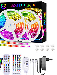 cheap -LED Strip Lights RGB 65.6ft -20M 32.8ft-10M Tape Light SMD5050  Music Sync Color Changing  Bluetooth Controller  24Key Remote Control or 40Key Remote Control Decoration forHome TV Party - APP