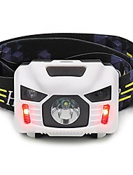 cheap -YT-813 Headlamps Waterproof 100 lm LED LED 3 Emitters 4 Mode with USB Cable Waterproof Adjustable Camping / Hiking / Caving Fishing Red