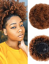 cheap -afro puff drawstring ponytail for black women short curly synthetic hair bun extension, updo ponytail hair piece with two clips&amp;amp; # 40; t4 / 30 #&amp;amp; #41;