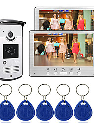 cheap -Wired 7 inch Hands-free 800*480 Pixel One to One video doorphone