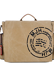 cheap -Men&#039;s Messenger Bag Crossbody Bag Canvas Pattern / Print Daily Green Khaki Beige Coffee