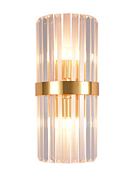 cheap -Crystal Creative Modern Nordic Style Wall Lamps Wall Sconces Bedroom Dining Room Steel Wall Light 110-120V 220-240V