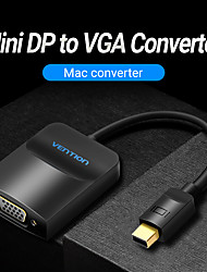 cheap -Vention Thunderbolt To VGA Converter Mini Displayport To VGA Adapter Displayport to VGA Cable For Apple MacbookAirPro2020