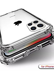 cheap -Phone Case For Apple Back Cover Silicone iPhone 13 iPhone 12 Pro Max 11 SE 2020 X XR XS Max 8 7 6 iPhone 13 Pro Max iPhone 13 Mini iPhone 13 Pro Shockproof Water Resistant Transparent Transparent TPU