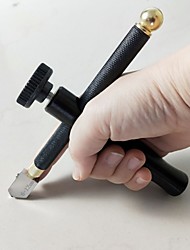 cheap -1set Glass Cutter Booster Lettering Pen Set Glass Cutter Diamond Tip Steel Blade Cutting Tool Oil Feed Glass Cutter