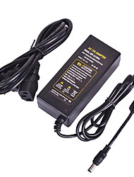 cheap -12V 5A Power Adapter AC100-240V to DC12V TransformersPower Supply For LED Strip LightWireless RouterADSL CatsSecurity Cameras
