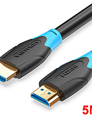 cheap -VEnTIOn HDMI-compatibleCable HDMI-compatible to HDMI-compatible Cable 5m HDMI-compatible 2.0 Cable Adapter 4K 3D 1080P for Apple TV Nintendo Switch LCD PS3 PS4 projector PC 5m