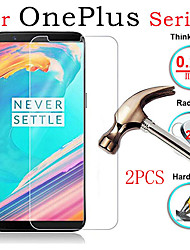 cheap -2PCS OnePlus Screen Protector OnePlus 8 Pro / OnePlus 7 Pro 5G / OnePlus 6T / OnePlus 5 / OnePlus 3 / OnePlus Nord High Definition (HD) Front Screen Protector Tempered Glass