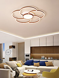 cheap -3/4/5 Heads LED Ceiling Light Modern Geometric Flower Shape Aluminum Living Room Bedroom Home Office