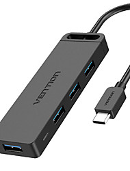 cheap -Vention USB C HUB 3.1 Type C to USB 3.0 Adapter Multi USB with Micro USB Charging Port for Xiaomi MacBook2020 Huawei OTG Type C HUB 0.5m