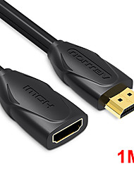 cheap -Vention HDMI Extender HDMI Male to Female 4K HDMI 2.0 Extension Cable for HDTV Nintend Switch PS4 Projector HDMI Extension Cable 1m