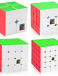 cheap -Speed Cube Set 4 pcs Magic Cube IQ Cube MoYu 2*2*2 3*3*3 4*4*4 Speedcubing Bundle Stress Reliever Puzzle Cube Professional Level Gift SpeedToy Gift