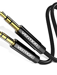 cheap -Vention Aux audio cable Jack 3.5mm Male to Male Aux Cable for Car Speaker Headphone Stereo Speaker MP3/4 PC Speaker Cable 2m