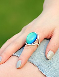 cheap -handmade polished antique sterling silver plating oval stone color change mood ring mj-rs022 (9)