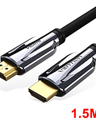 cheap -Vention HDMI-compatible 2.1 Cable 8k 60Hz 4K 120Hz 3D High Speed 48Gbps HDMI-compatible Cable for PS4 Splitter Switch Box Extender Video 8K HDMI-compatible Cable 1.5m