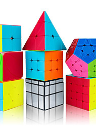 cheap -Speed Cube Set 8 pcs Magic Cube IQ Cube 2*2*2 3*3*3 4*4*4 Speedcubing Bundle 3D Puzzle Cube Stress Reliever Puzzle Cube Professional LevelToy Gift