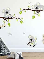 cheap -Branch Koala Printing Removable Personalized Wall Stickers Living Room Bedroom Kid‘s Room Background Wall Stickers for bedroom living room 60*90*2CM