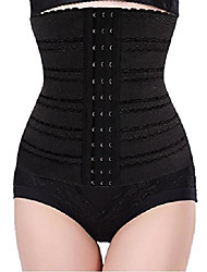 cheap -Corset Women&#039;s Plus Size Sport Tummy Control Adjustable Solid Color Hook &amp; Eye Spandex Polyester Running Gym Walking Driving Fall Winter Spring Summer khaki Black