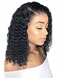 cheap -Black Wigs for Women Hair Synthetic Wigs Curly Brazilian Hair Wigs for Women (Black)18 Inches
