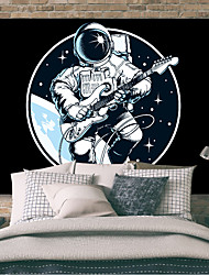 cheap -Wall Tapestry Art Deco Blanket Curtain Picnic Table Cloth Hanging Home Bedroom Living Room Dormitory Decoration Polyester Fiber Astronaut Music