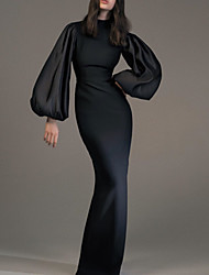 polyester spandex evening gowns