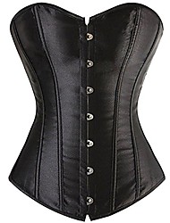 cheap -Corset Women‘s Plus Size Corsets Overbust Corset Classic Tummy Control Push Up Pure Color Hook &amp; Eye Lace Up Nylon Polyester Halloween Wedding Party Fall Winter Spring Summer Blue Purple
