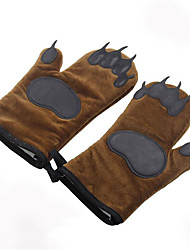 cheap -Tools Silicon Cute Gloves BBQ 2pcs