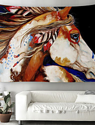 cheap -Wall Tapestry Art Decor Blanket Curtain Picnic Tablecloth Hanging Home Bedroom Living Room Dorm Decoration Polyester Colored Horse