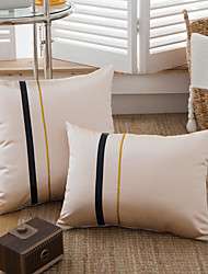 cheap -Cushion Cover Ice Silk Velvet Light Luxury line Pillow Case Cover Modern Sample Room Cushion Cover Living Room Bedroom Sofa Cushion Cover