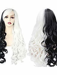 black and white wig costume