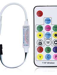 cheap -Mini 14 Key DC5-24V RF Remote Controller with Lock for WS2811 WS2812B LED Strip Light