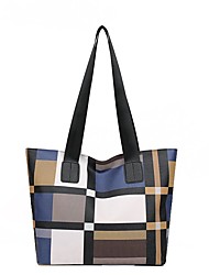 cheap -Women&#039;s Handbags Baguette Bag Messenger Bag Crossbody Bag Oxford Cloth Synthetic Pattern / Print Zipper Daily Outdoor Blue Black Orange