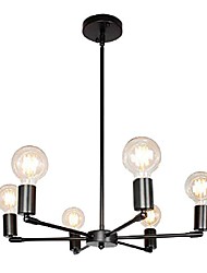 cheap -6-Light 62 cm Geometric Shapes Pendant Light Metal Vintage Style Classic Stylish Electroplated Painted Finishes Nordic Style 110-120V 220-240V