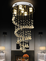 60/80cm K9 Crystal Ceiling Fixture Light Pendant Lamp Chandelier Lighting 